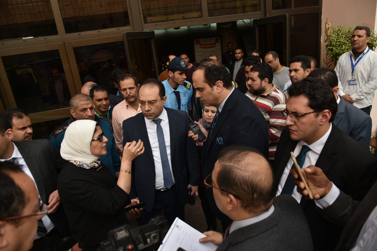 جانب من جولة وزيرة الصحة (3)