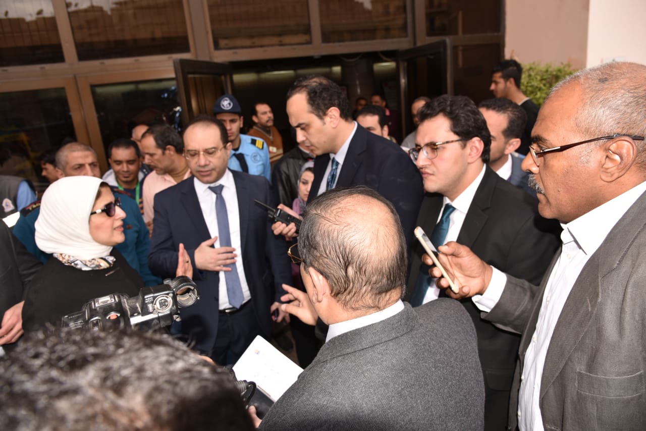 جانب من جولة وزيرة الصحة (5)
