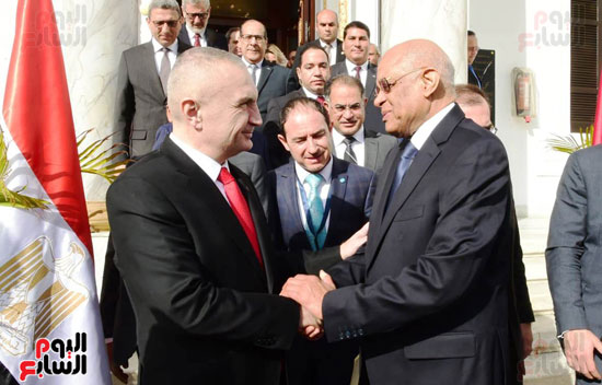 رئيس البرلمان يلتقى رئيس جمهورية ألبانيا  (5)