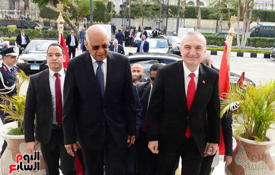رئيس البرلمان يلتقى رئيس جمهورية ألبانيا  (8)