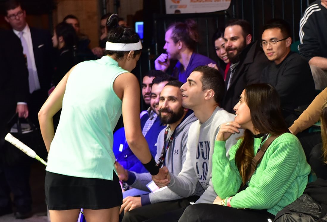 Nour El Tayeb qualifies for the semi-finals of the squash World Cup (1)