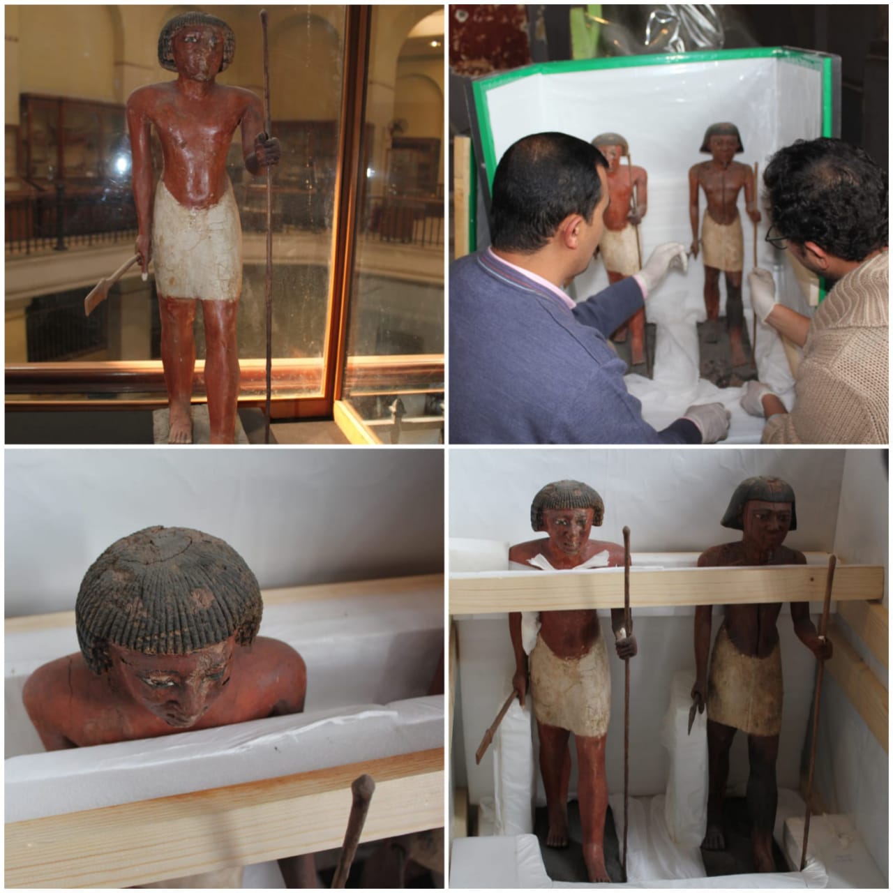 المتحف المصرى الكبير يستقبل 249 قطعة  (10)