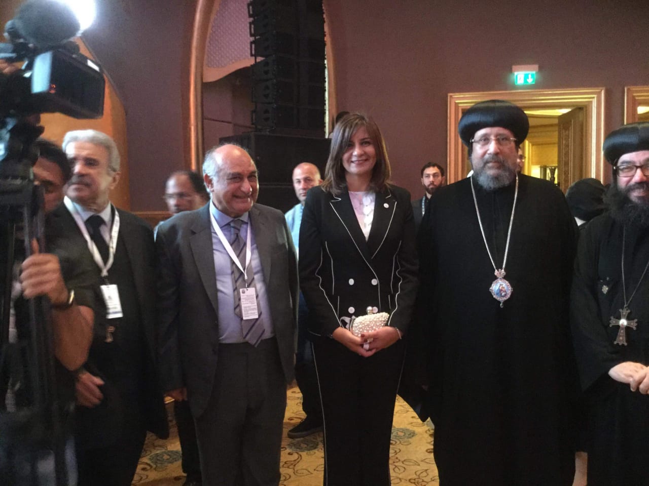  وزيرة الدولة الهجرة فى افتتاح فعاليات المؤتمر العالمي للأخوة الإنسانية (5)