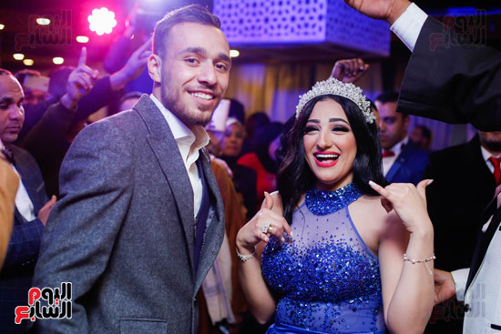نجوم الزمالك فى حفل خطوبة محمد عنتر و دنيا الحلو (84)