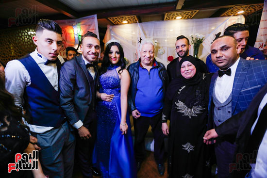 نجوم الزمالك فى حفل خطوبة محمد عنتر و دنيا الحلو (34)