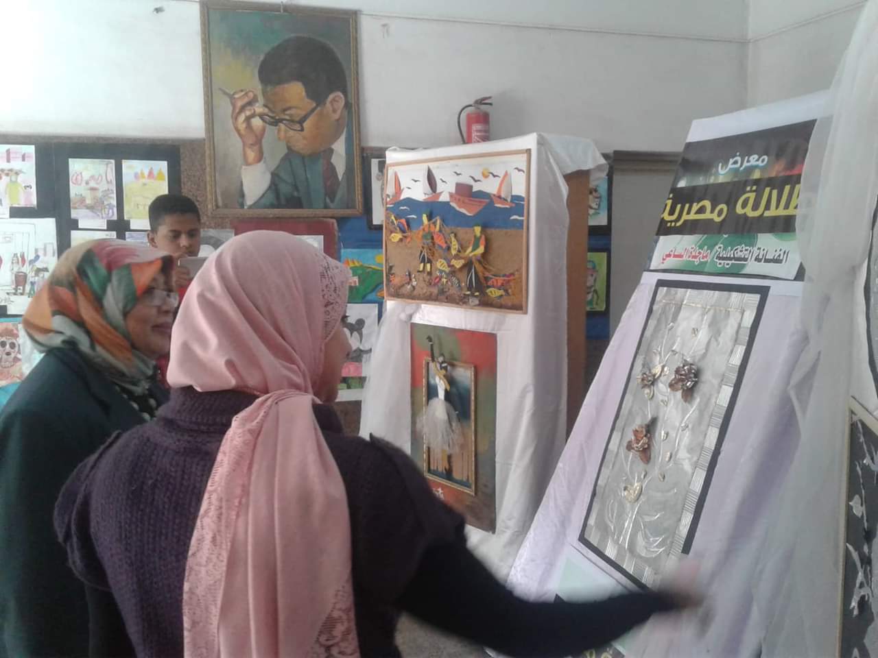إطلالة مصرية معرض فنى بثقافة أحمد بهاء الدين  (10)