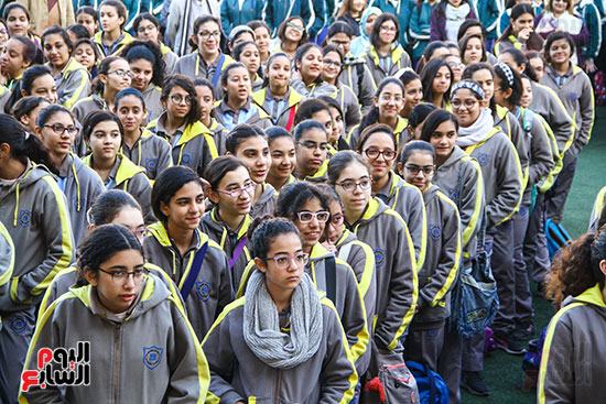 أول أيام الدراسة بالتيرم الثانى (32)