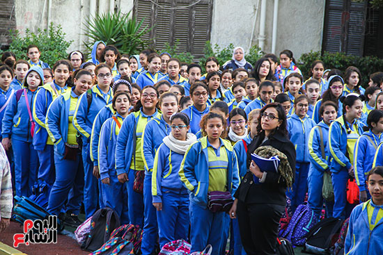 أول أيام الدراسة بالتيرم الثانى (27)