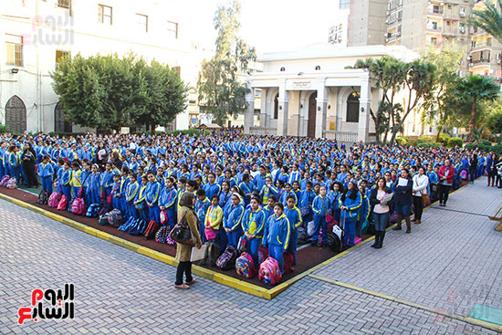 أول أيام الدراسة بالتيرم الثانى (21)