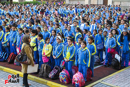 أول أيام الدراسة بالتيرم الثانى (19)