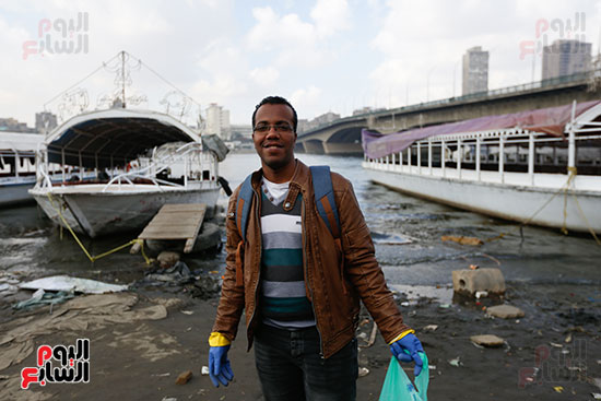 وزيرة البيئة تطلق حملة لتنظيف نهر النيل من المخلفات خاصة البلاستيكية (60)
