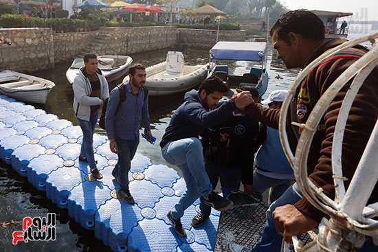 وزيرة البيئة تطلق حملة لتنظيف نهر النيل من المخلفات خاصة البلاستيكية (110)