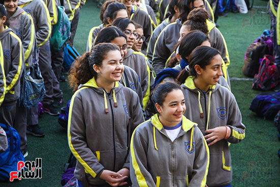 أول أيام الدراسة بالتيرم الثانى (34)