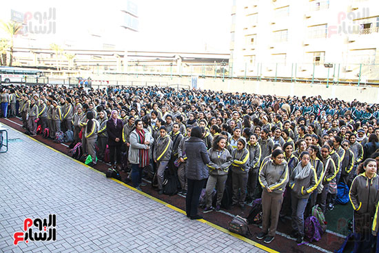 أول أيام الدراسة بالتيرم الثانى (18)