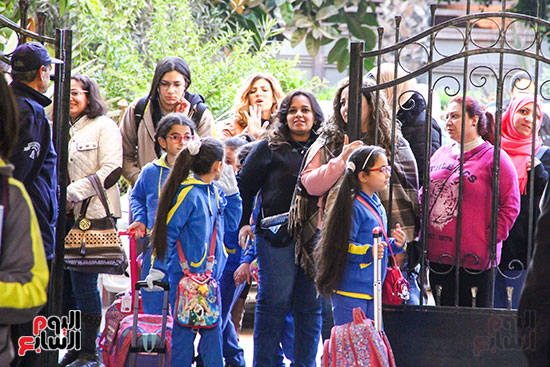 أول أيام الدراسة بالتيرم الثانى (12)