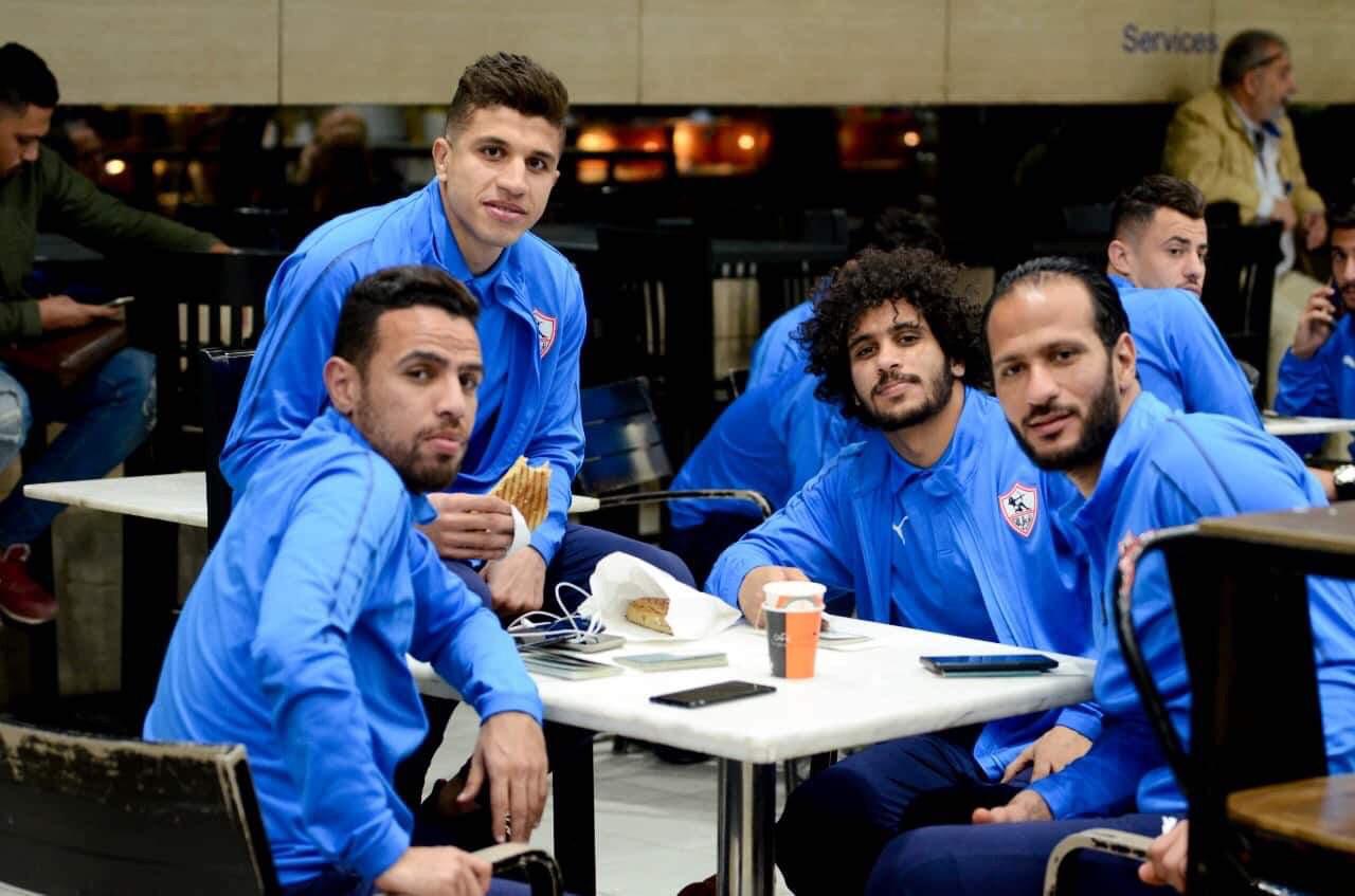 Players from Zamalek to the airport