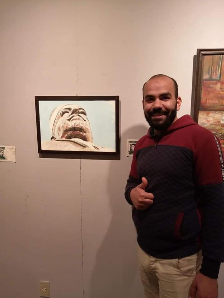 عمل فنى بمعرض تراثنا.. رسالة إلى الماضى بدار الأوبرا المصرية (6)