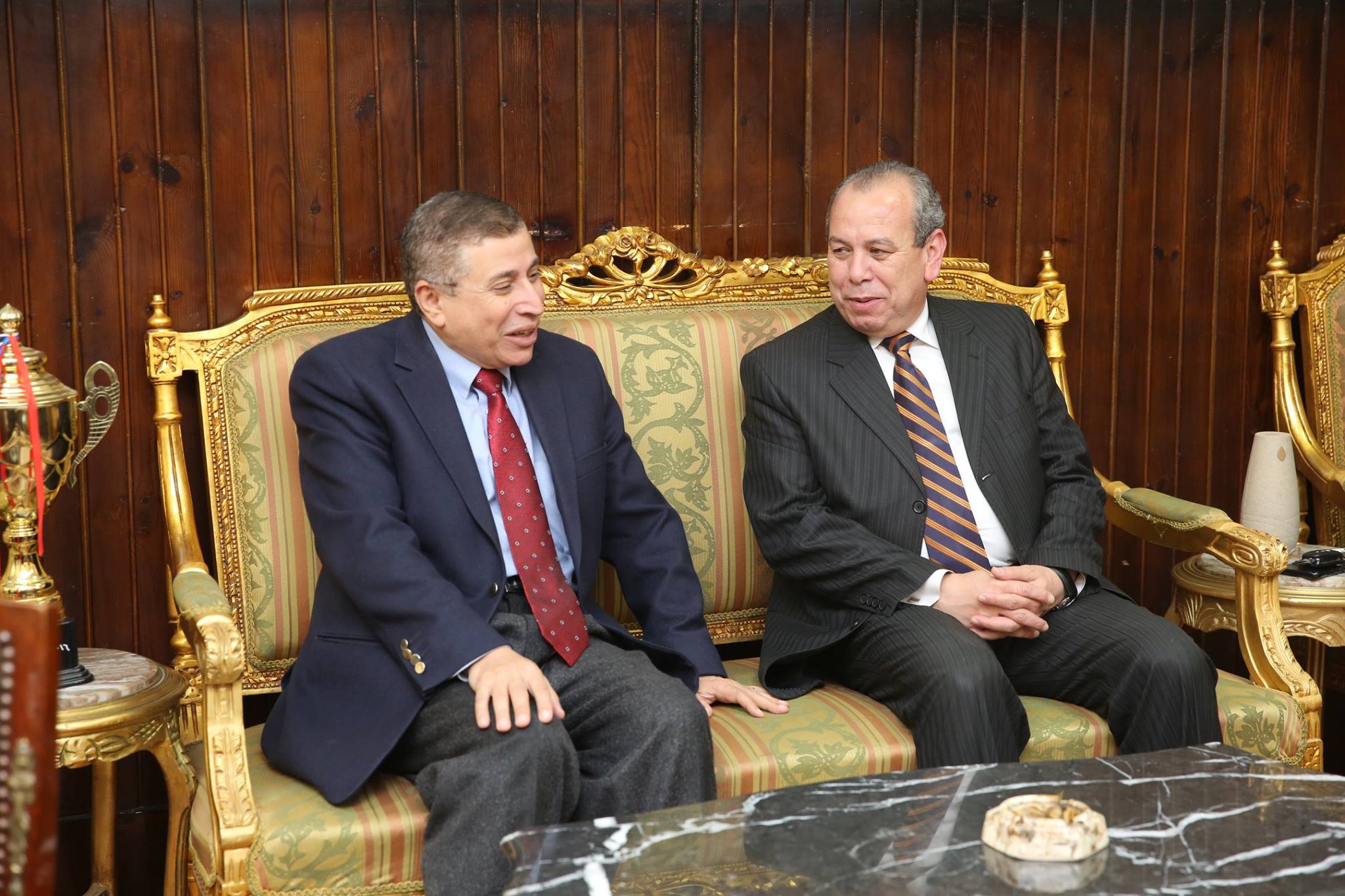 محافظ كفرالشيخ يلتقى رئيس مجمع المحاكم  (5)