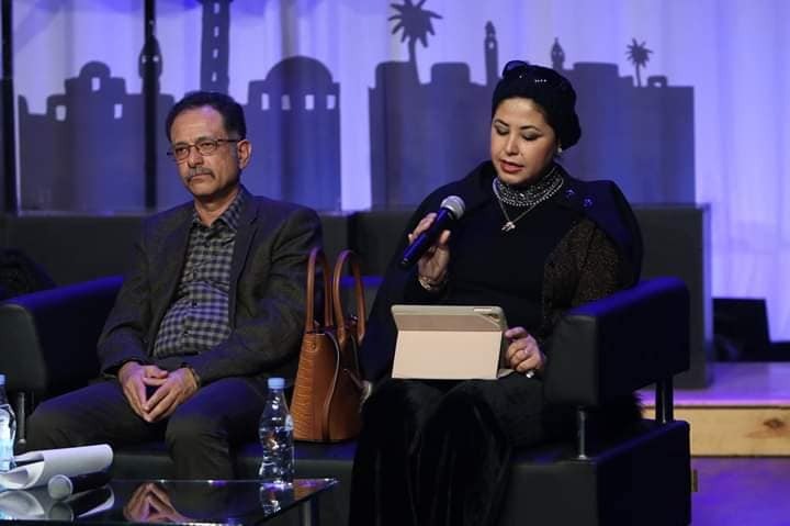 الكاتبة السورية الدكتورة أسماء معيكل فى ملتقى تونس للرواية العربية 2