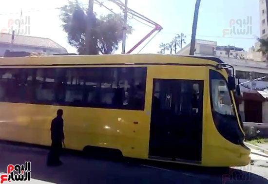 أول وحدة ترام مكيفة بالإسكندرية  (4)