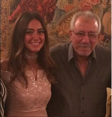 أحمد عبد الحليم و أبنته الممثلة هند