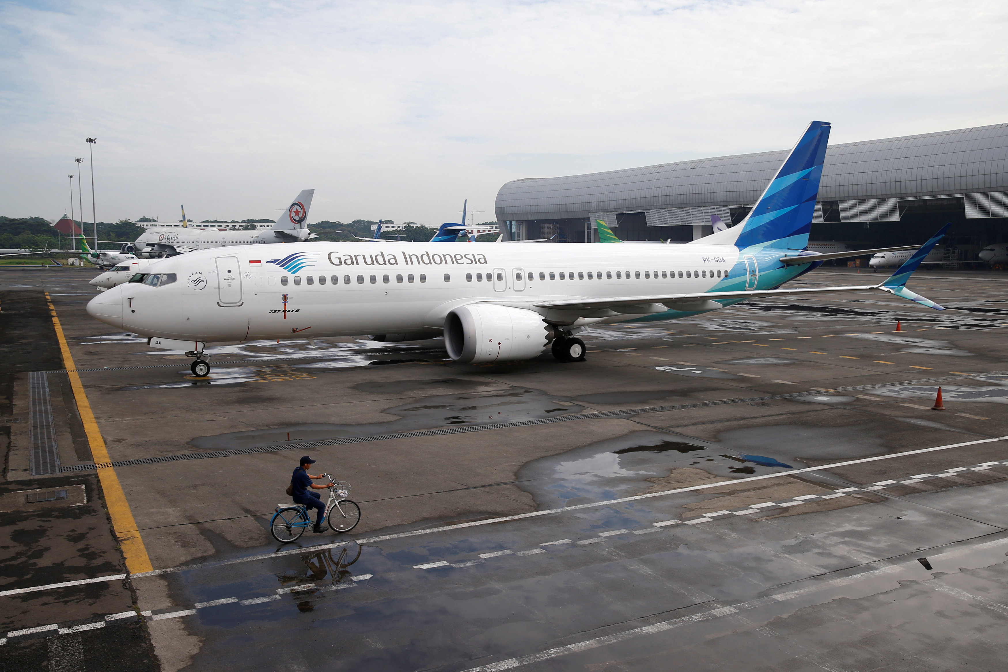 طائرات إندونيسية تم تعليق العمل بها بسبب الحادث الإثيوبى