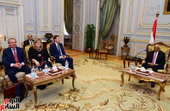 على عبد العال يلتقى وزير خارجية سلوفينيا (3)