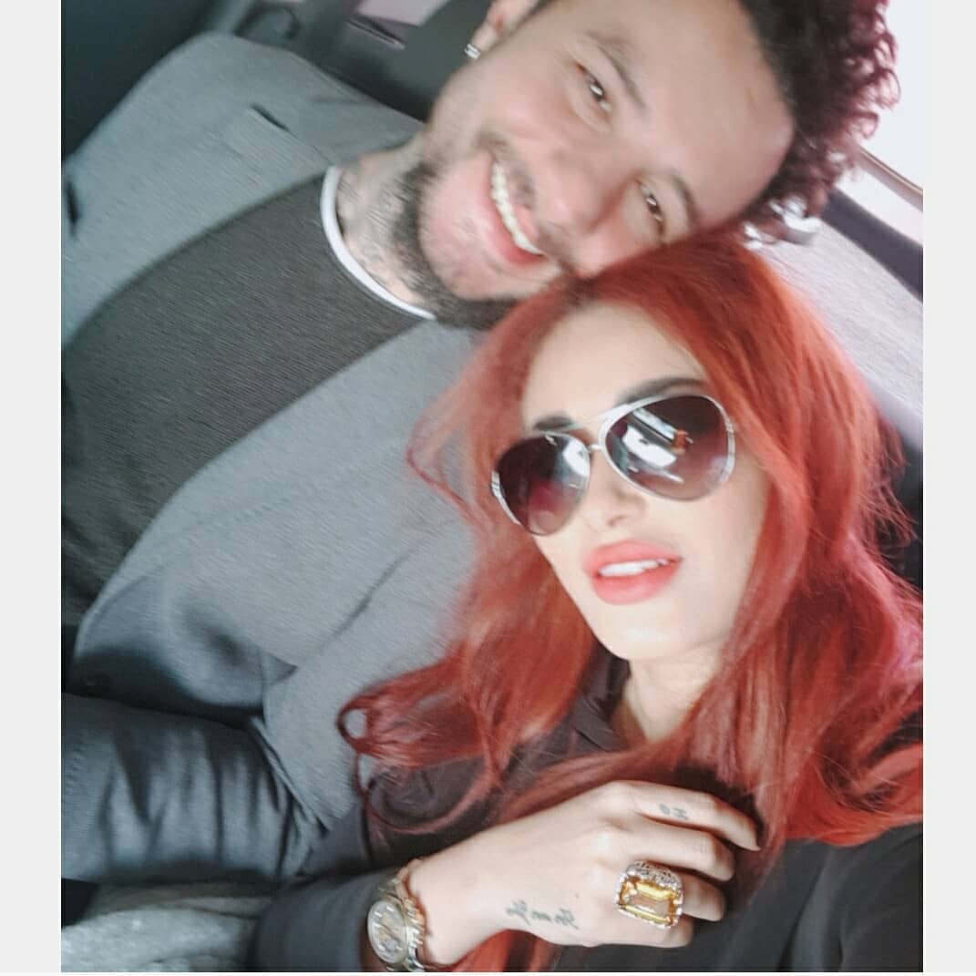 احمد الفيشاوى وزوجته