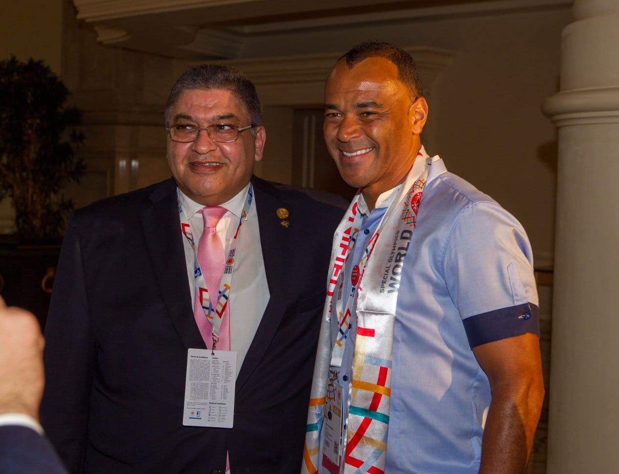كافو ودورجبا يظهران فى ملاعب منافسات الأولمبياد الخاص بأبو ظبى 
