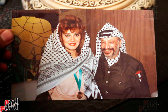 مع الرئيس ياسر عرفات