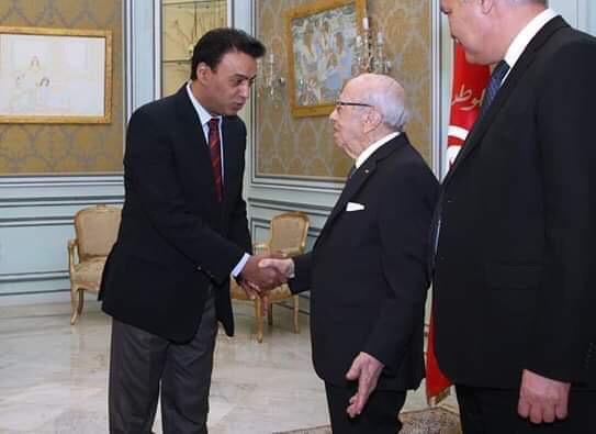 الباجى قايد السبسى الرئيس التونسى يستقبل سامح عاشور نقيب المحامين (3)