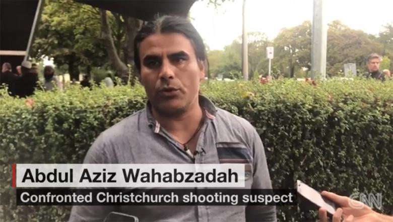عبد العزيز وهابزادة رجل أفغانى واجه إرهابى هجوم نيوزيلندا