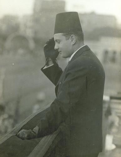 الملك يحى الجماهير سنة 1936