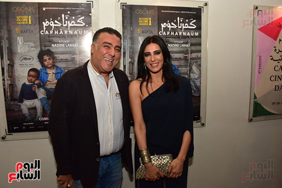 نادين لبكي تحتفل بعرض فيلمها كفر ناحوم في مصر (10)