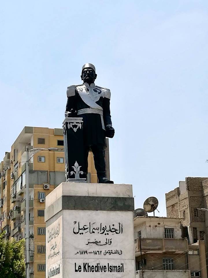 تمثال الخديوى إسماعيل فى الإسماعيلية