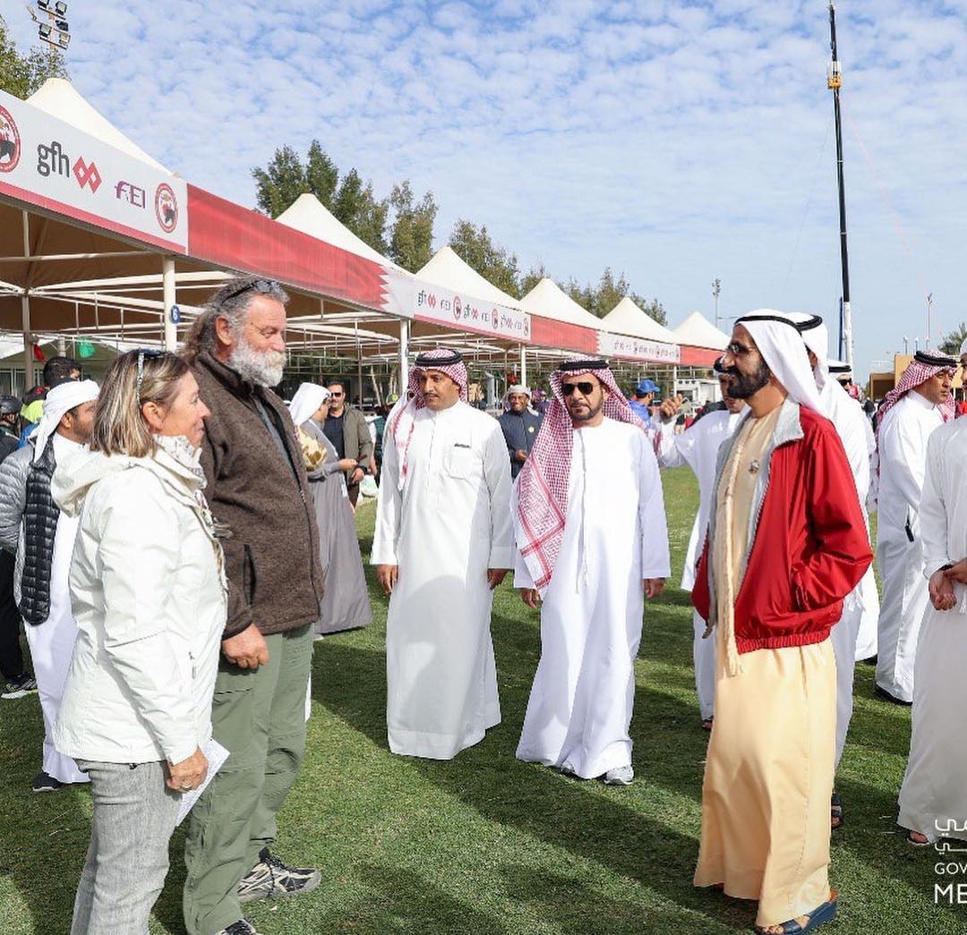 الشيخ محمد بن راشد أول المشاركين فى فعاليات كأس القدرة فى البحرين
