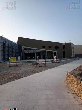 خلال اعمال تطوير متحف شرم الشيخ (3)