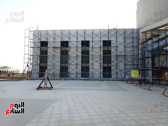 خلال اعمال تطوير متحف شرم الشيخ (2)