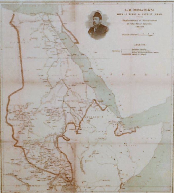 خريطة مصر فى عهد الخديو إسماعيل