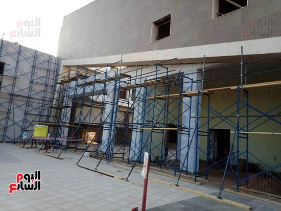 خلال اعمال تطوير متحف شرم الشيخ (4)