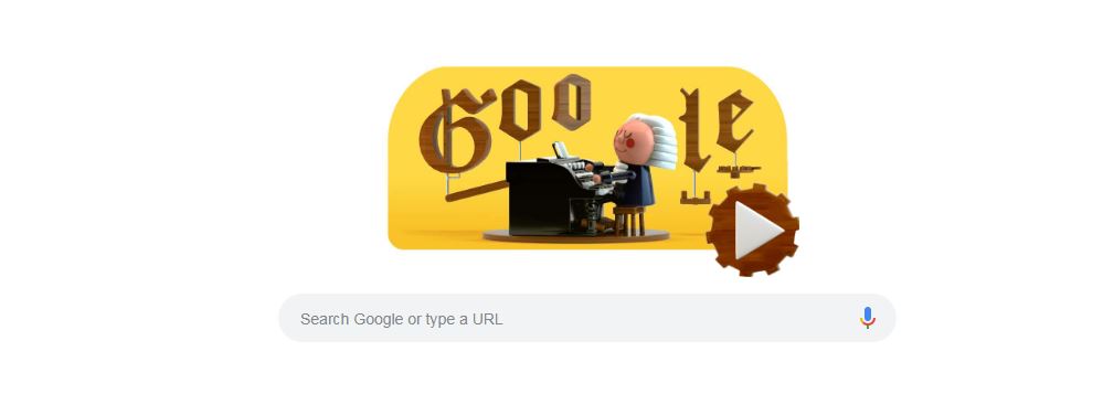 جوجل يحتفل بذكرى ميلاد يوهان سباستيان باخ