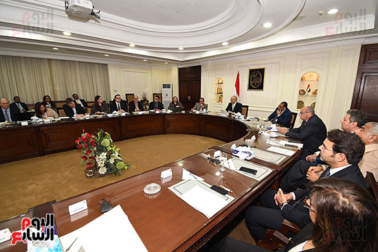 اجتماع عاصم الجزار وزير الإسكان مع المطورين العقاريين (4)