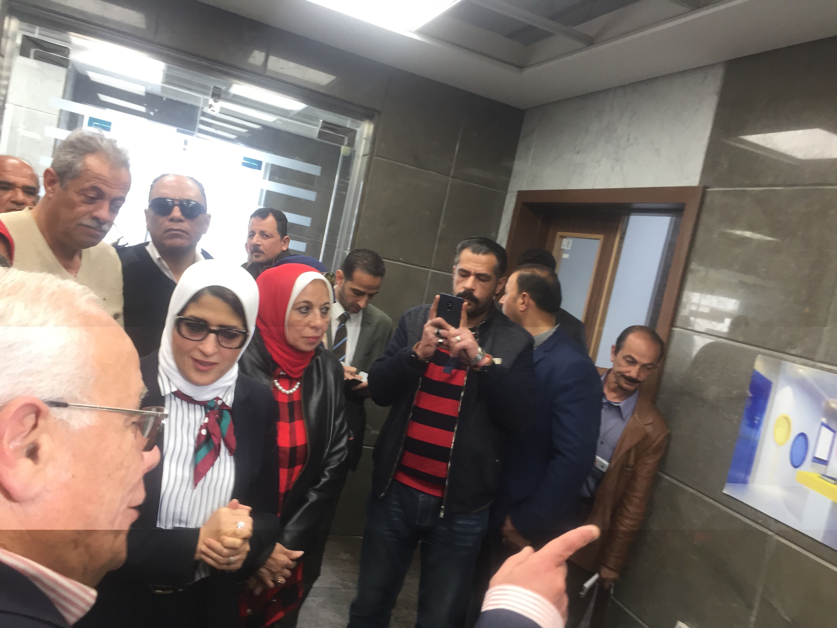 وزيرة الصحة تتفقد مستشفى أطفال النصر (3)