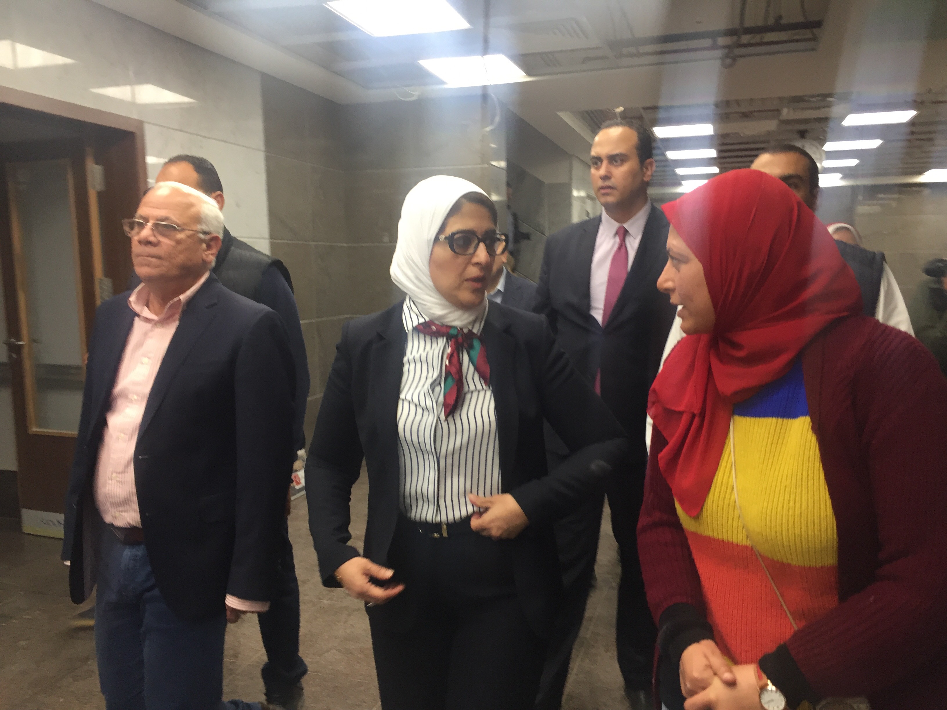 وزيرة الصحة تتفقد مستشفى أطفال النصر (12)