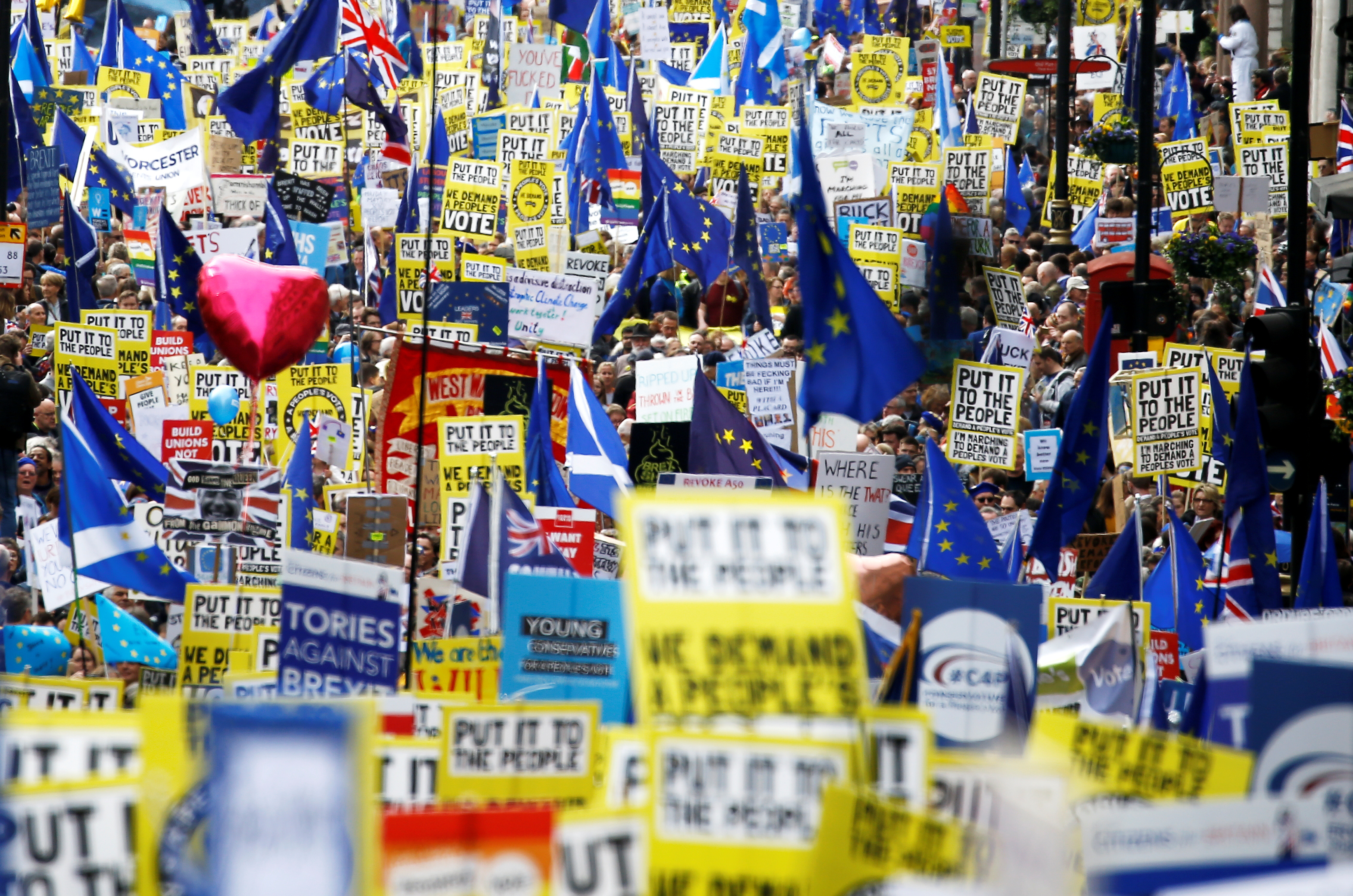 Eu support. Against Brexit. Марш отменить Brexit 2018.