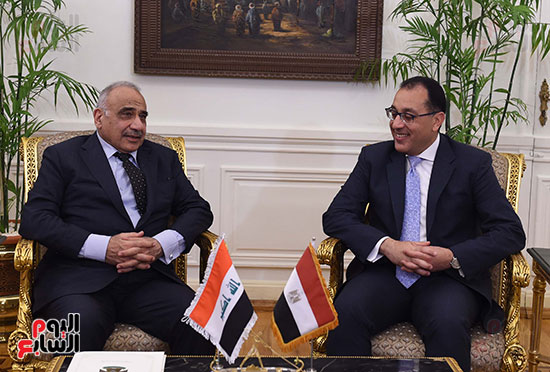 جلسة المباحثات الثنائية بين رئيس الوزراء ونظيره العراقى (2)