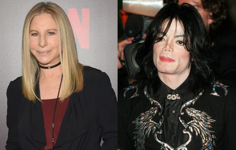 Barbra Streisand and Michael Jackson