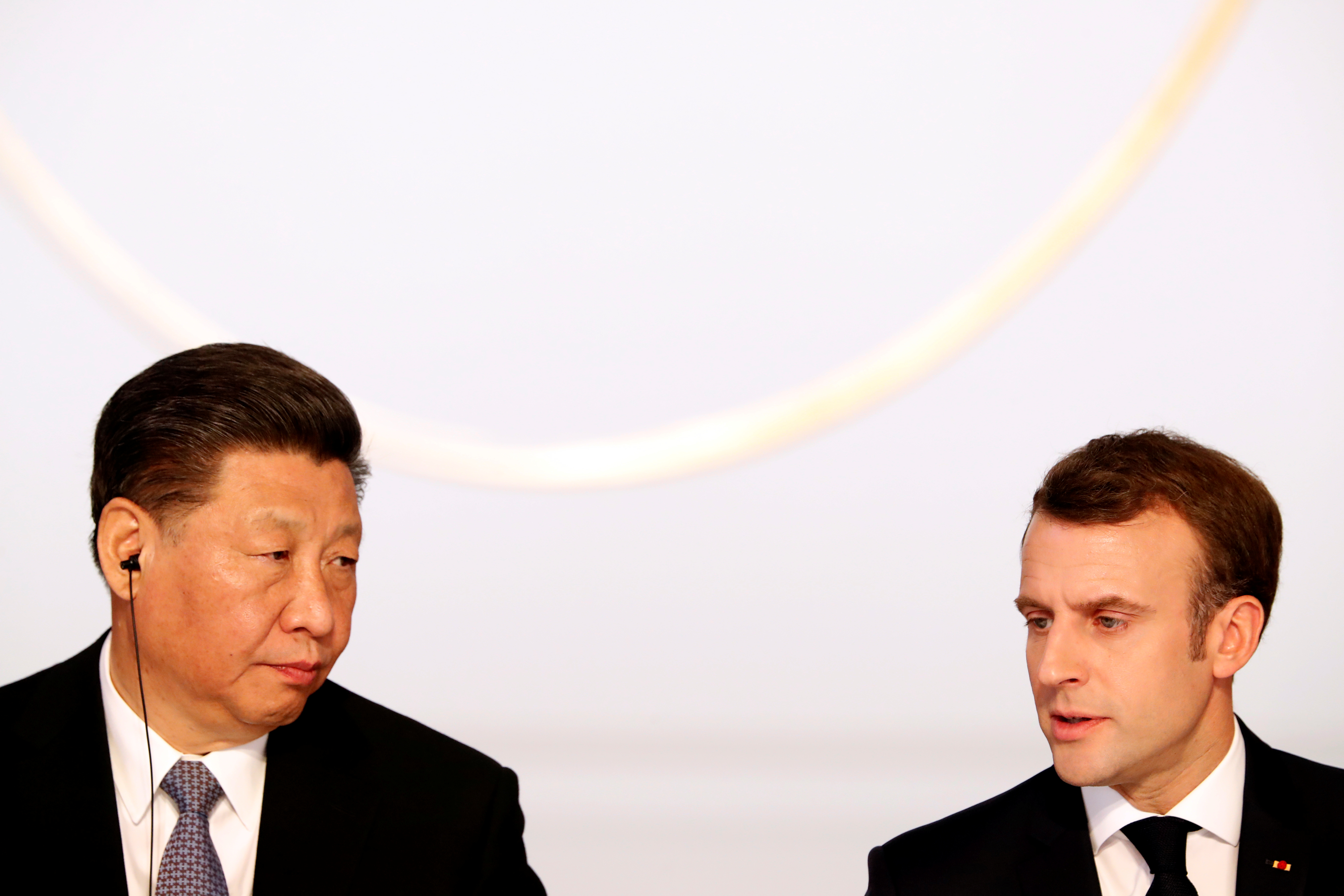 الرئيس الفرنسى ونظيره الصينى