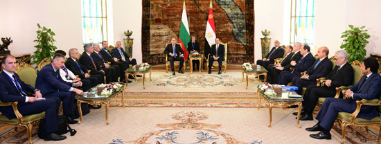 الرئيس عبد الفتاح السيسى مع نظيره البلغارى (8)