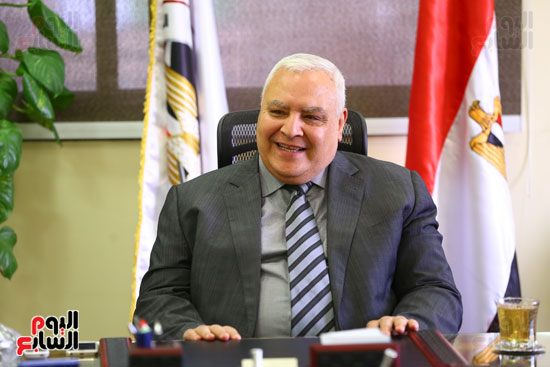 المستشار لاشين إبراهيم رئيس الهيئة الوطنية للانتخابات  (11)